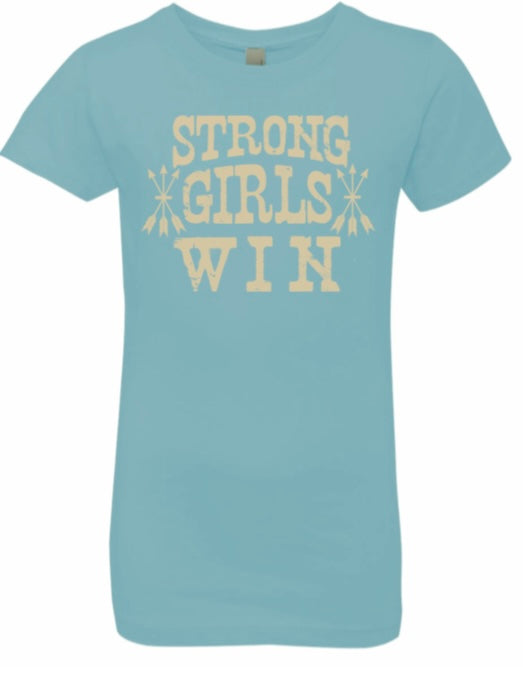 New! Youth "Strong Girls Win" Tee