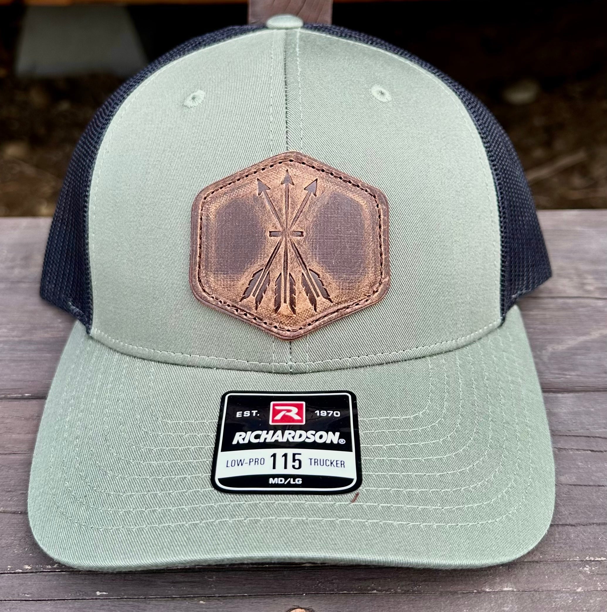 3Arrow Leather Patch Hat