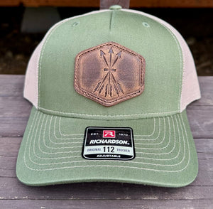 3Arrow Leather Patch Hat