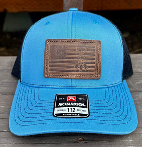 3Arrow Flag Leather Patch Hat