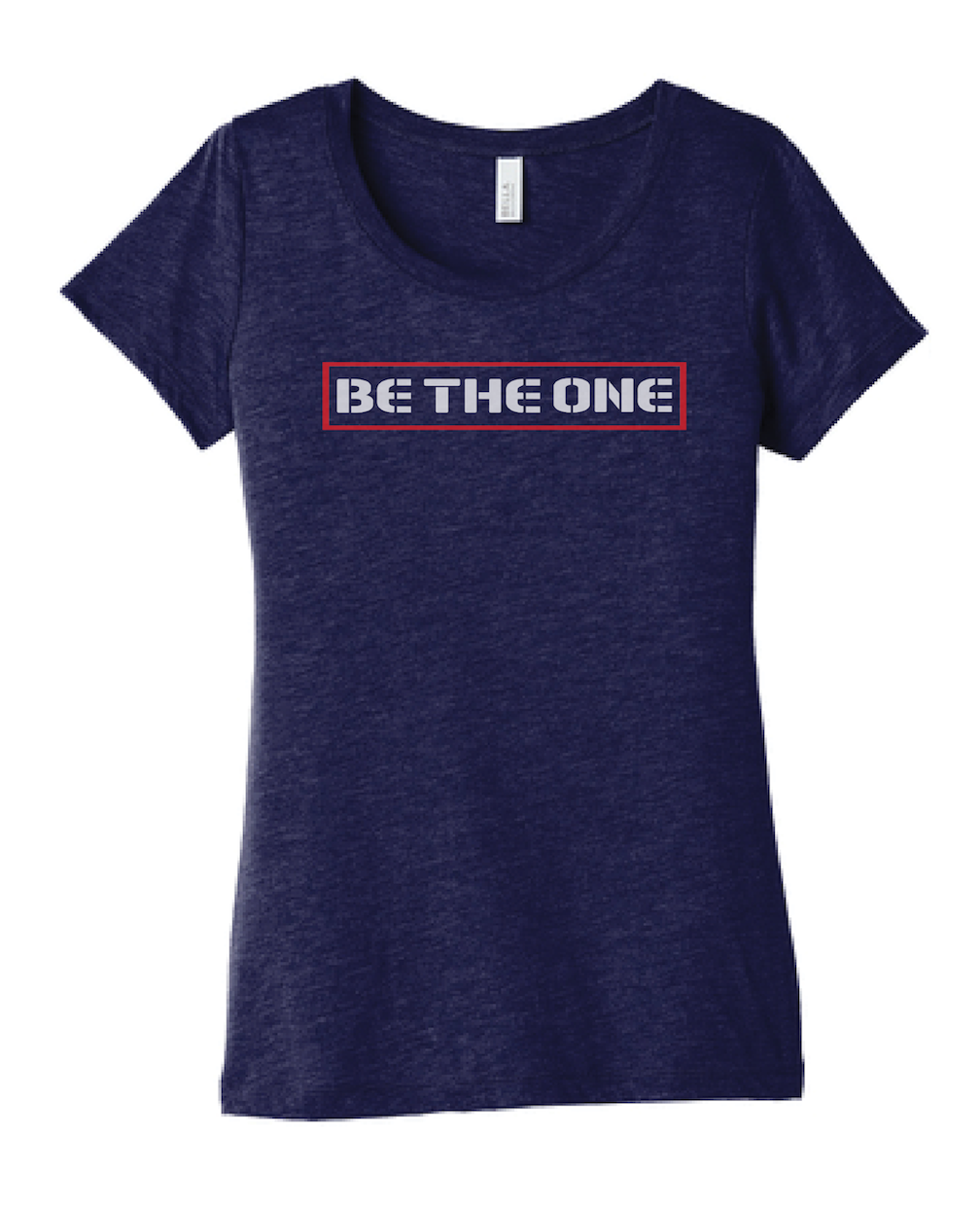 BE THE ONE - Arrows and stars in Navy Triblend -Women's