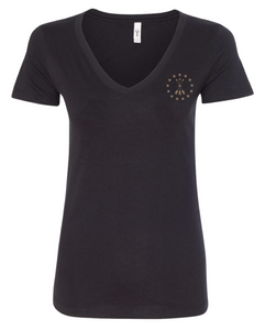 Women's V-Neck Tee - Classic Arrows with Stars (2 colors)
