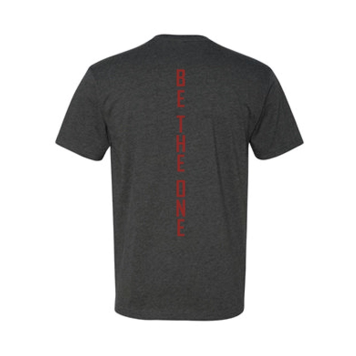 Be The One (on spine w/arrows) - Charcoal gray w/ red